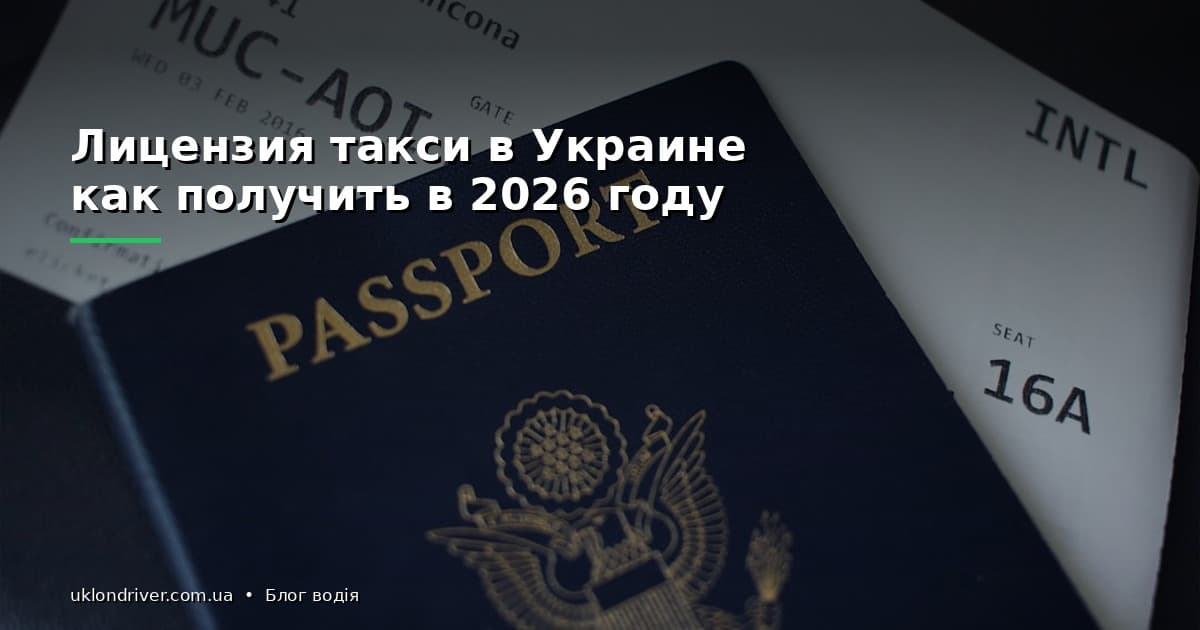 Лицензия таксиста 2026: требования к авто и документам